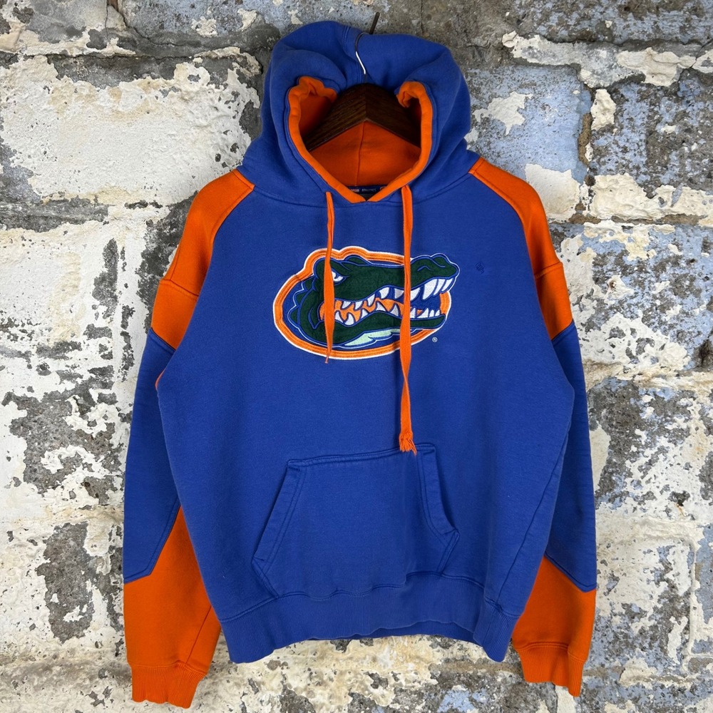 Colosseum Florida Gators Hoodie Blue Orange Good Embroidered Logo Mens Large
